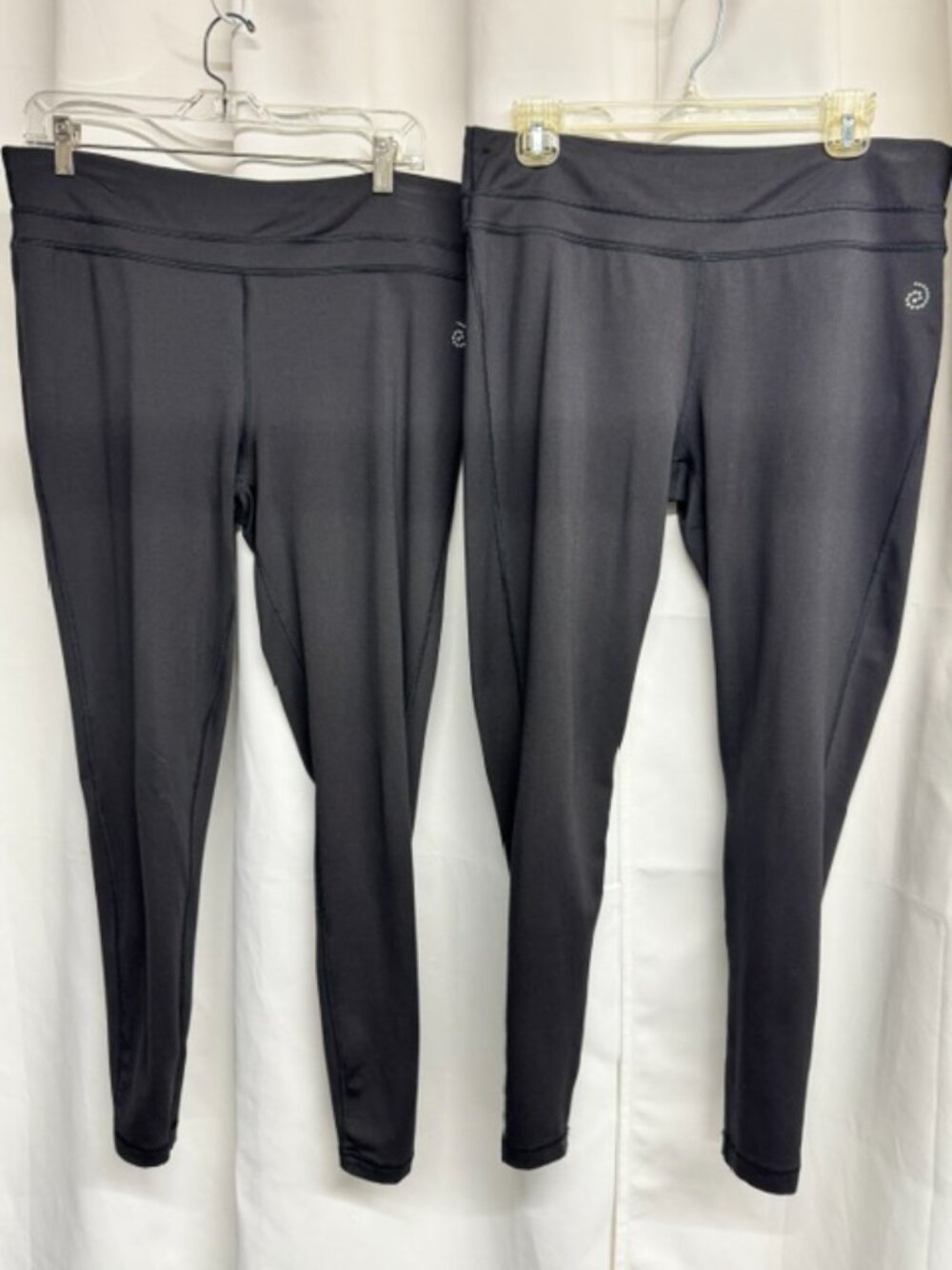 Ladies Be Inspired Black Leggings - 2 pair - Size L
